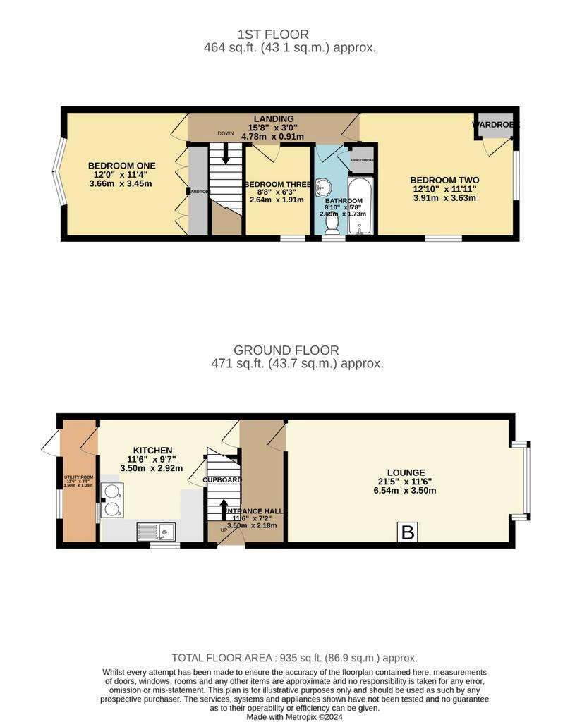 3 bedroom house for sale - floorplan