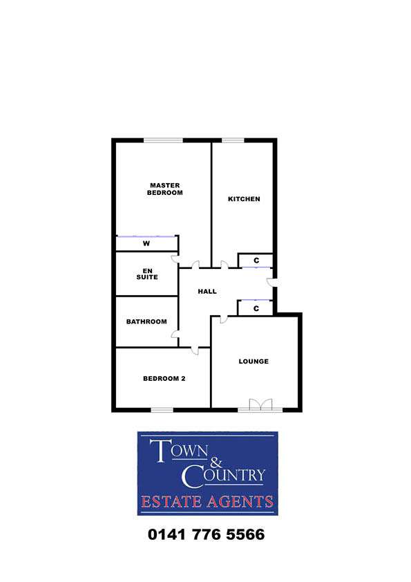 2 bedroom flat for sale - floorplan