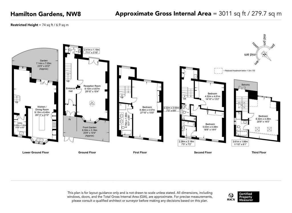 4 bedroom terraced house to rent - floorplan