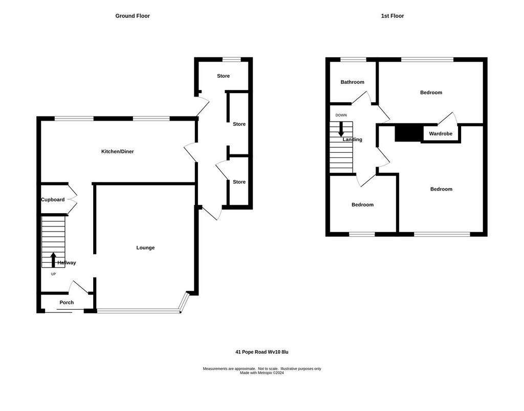 3 bedroom semi-detached house for sale - floorplan