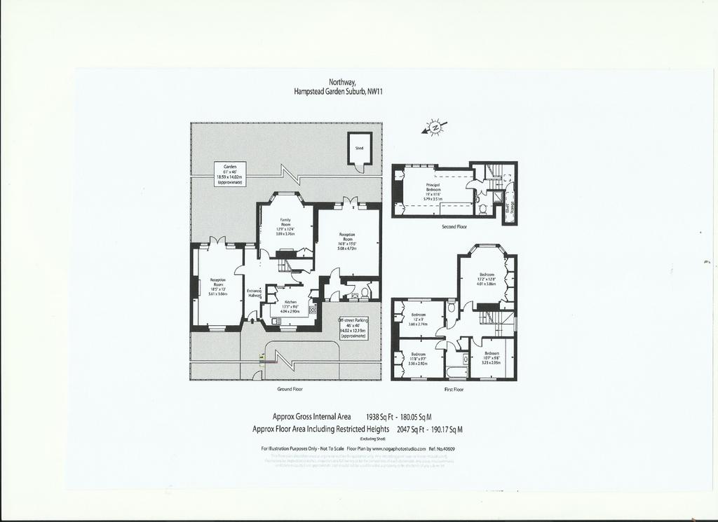 5 bedroom semi-detached house for sale - floorplan