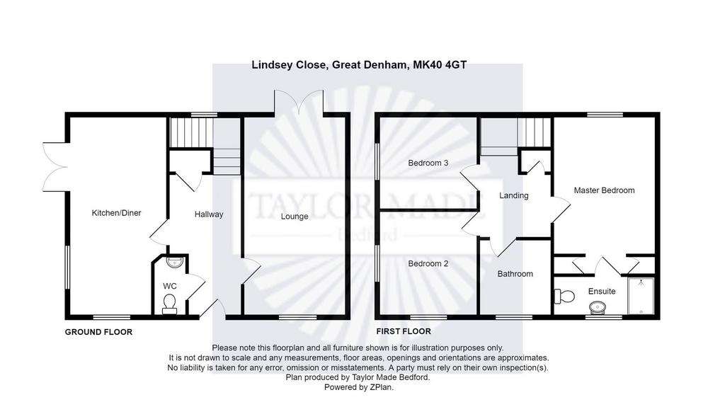 3 bedroom semi-detached house for sale - floorplan