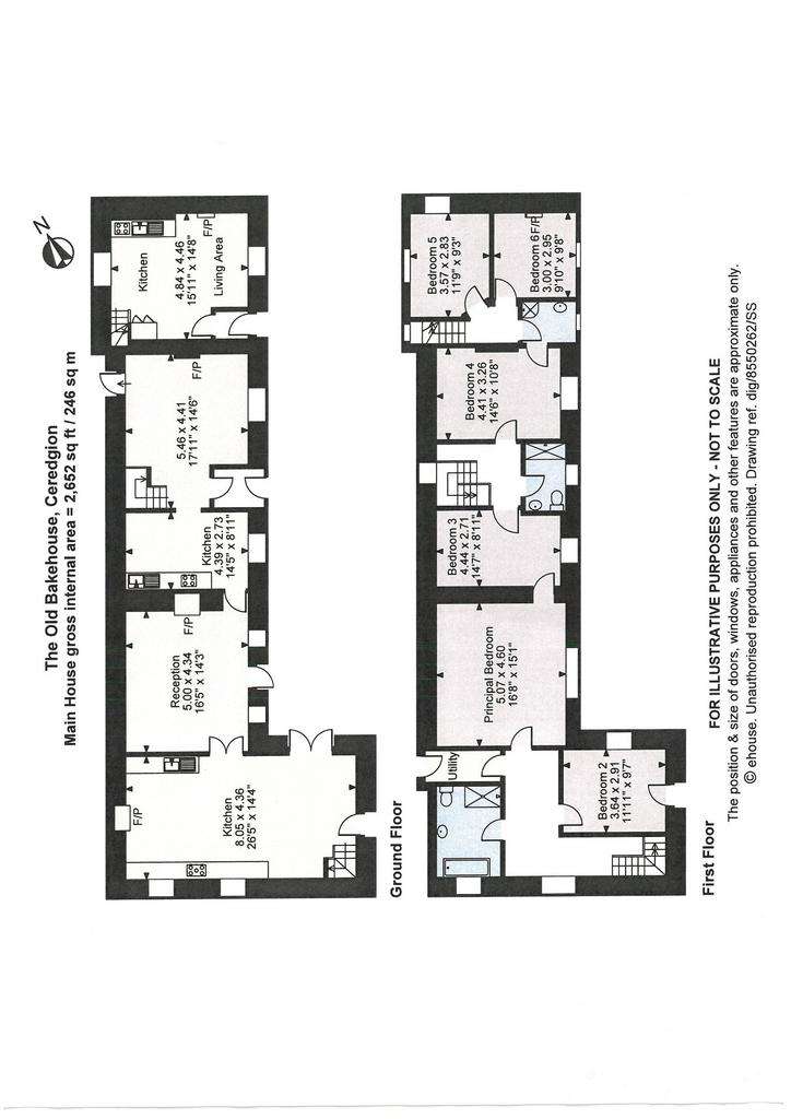 6 bedroom detached house for sale - floorplan