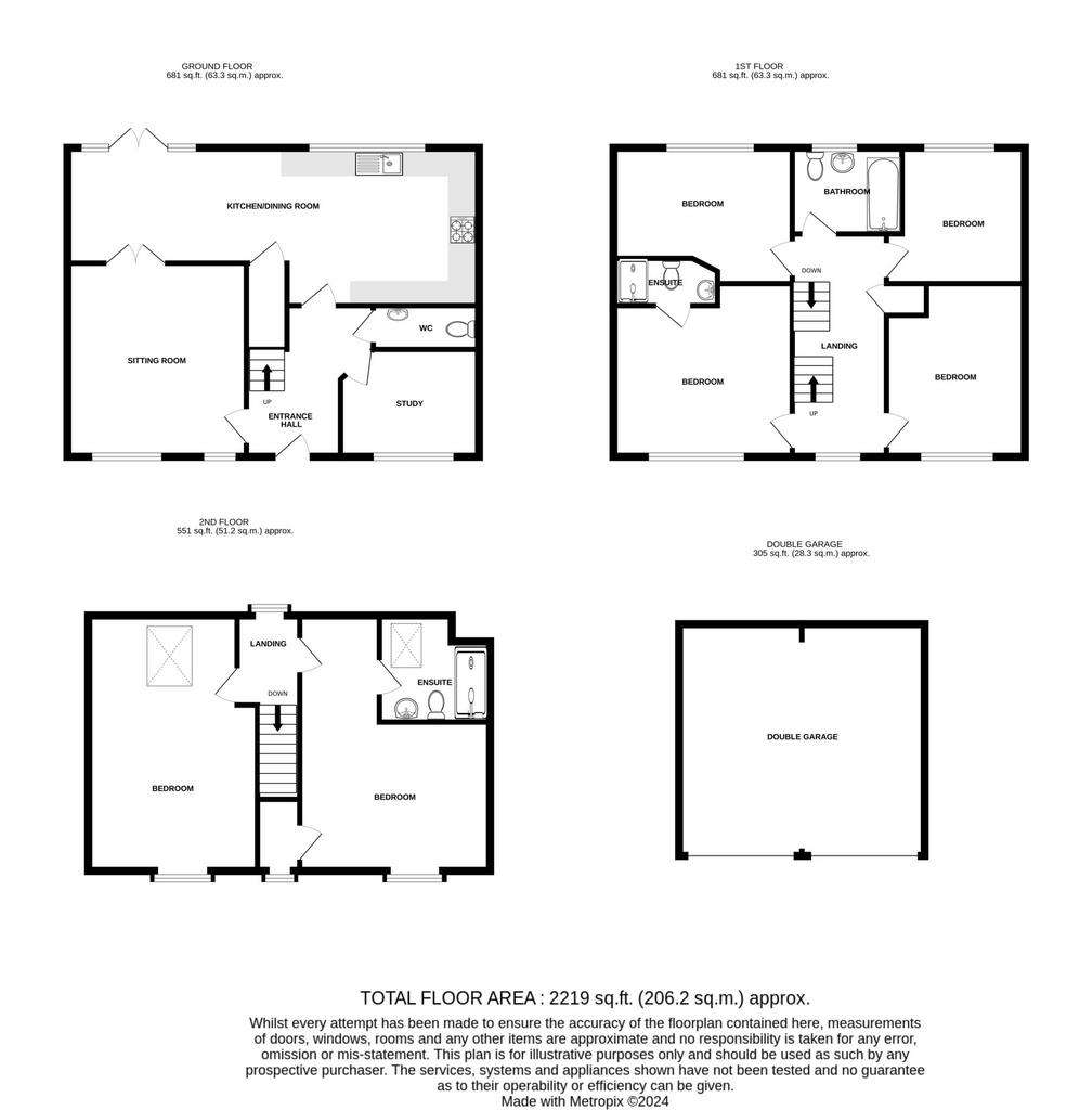 6 bedroom detached house for sale - floorplan