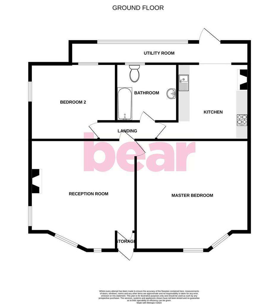 2 bedroom flat for sale - floorplan