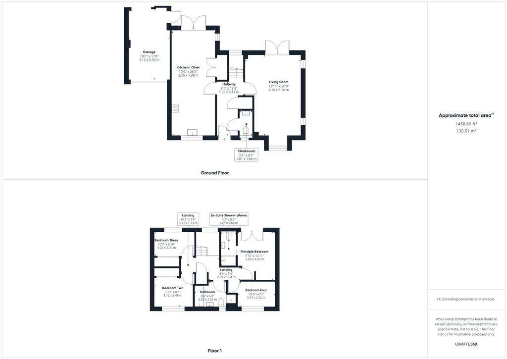 4 bedroom detached house to rent - floorplan