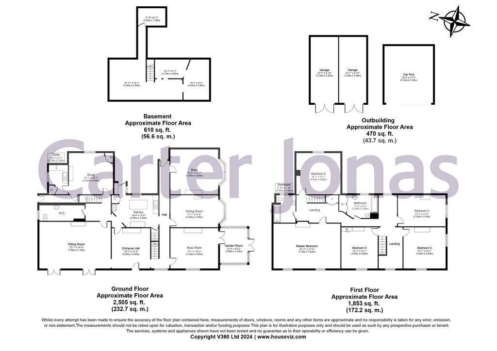 5 bedroom detached house for sale - floorplan