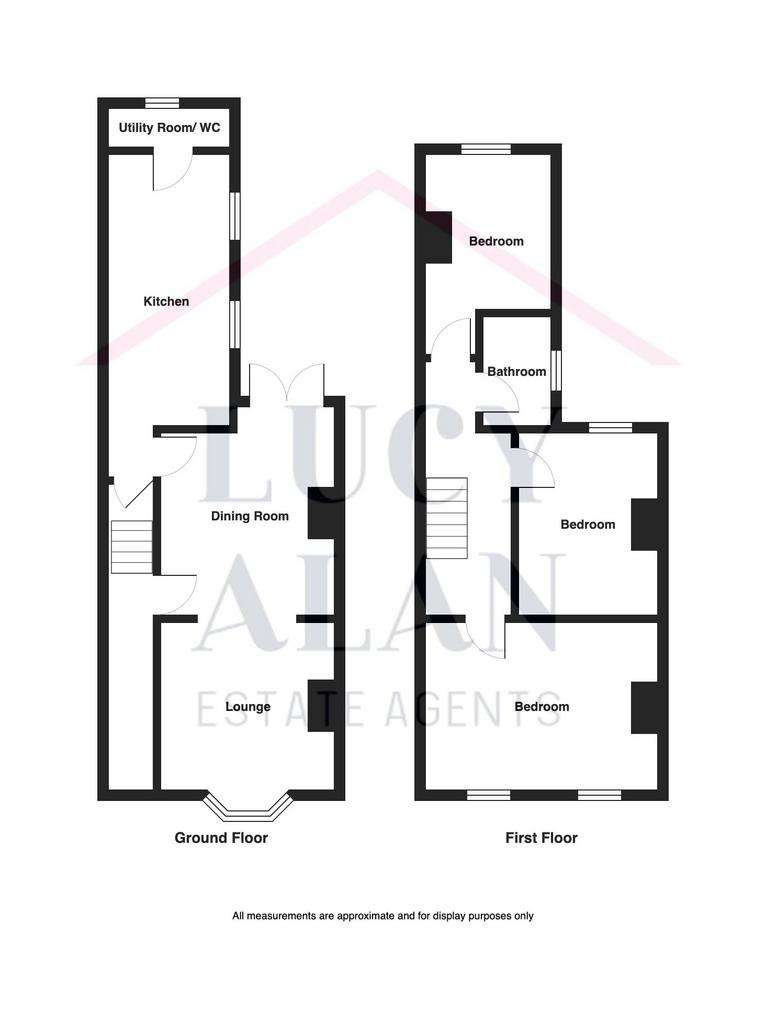 3 bedroom terraced house for sale - floorplan