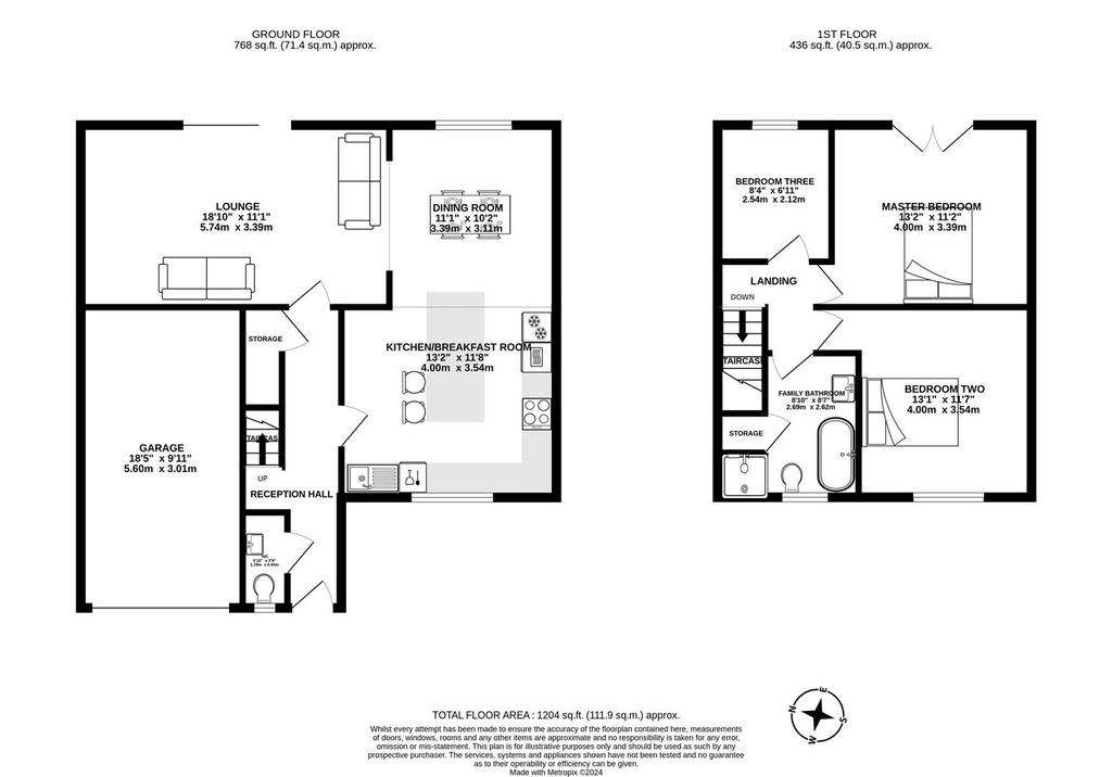 3 bedroom detached house for sale - floorplan