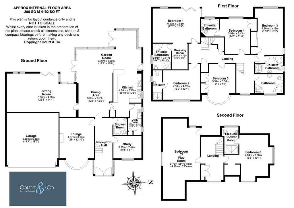 7 bedroom detached house for sale - floorplan