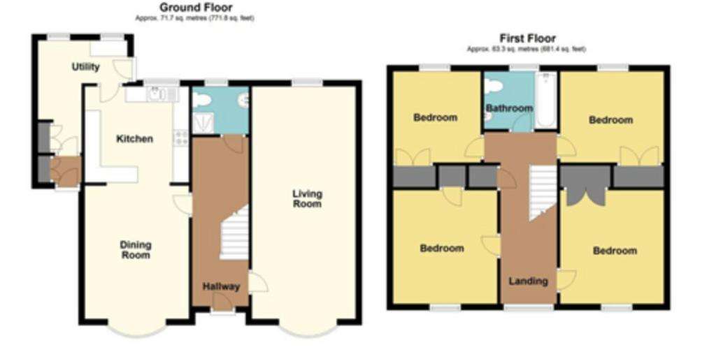 4 bedroom detached house for sale - floorplan