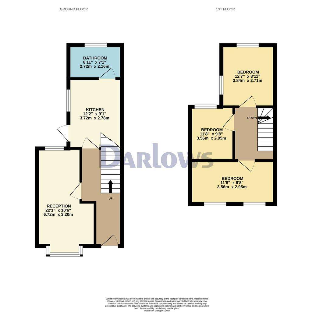 3 bedroom terraced house for sale - floorplan