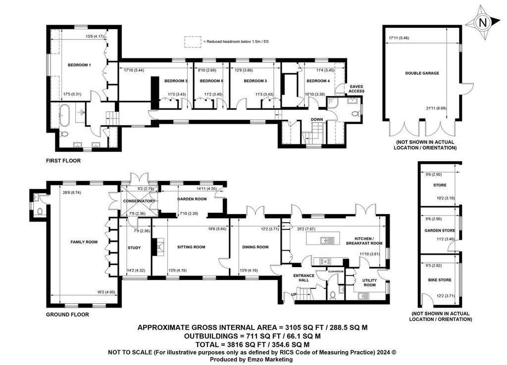 5 bedroom detached house for sale - floorplan