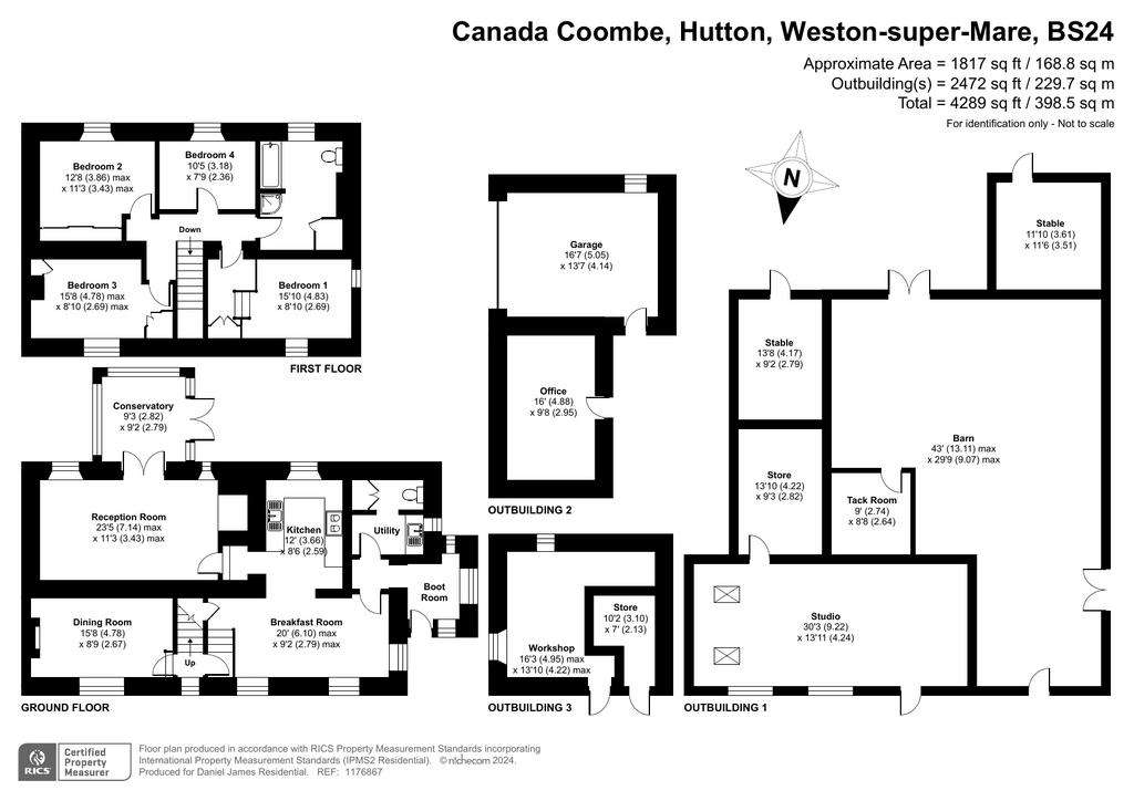 4 bedroom detached house for sale - floorplan