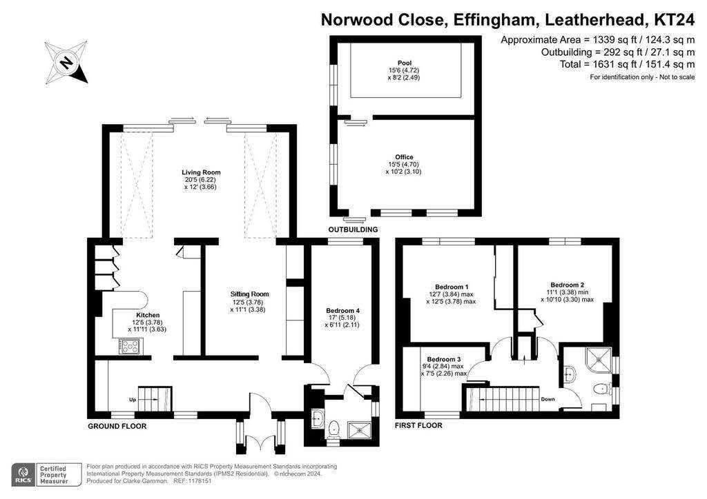 4 bedroom semi-detached house for sale - floorplan