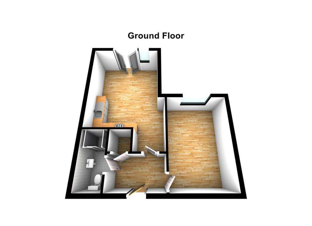 1 bedroom flat to rent - floorplan