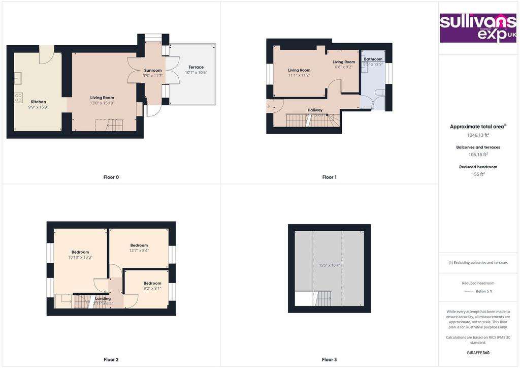 3 bedroom semi-detached house for sale - floorplan