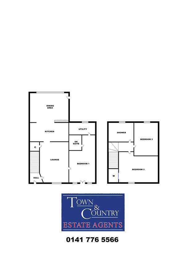 3 bedroom end of terrace house for sale - floorplan