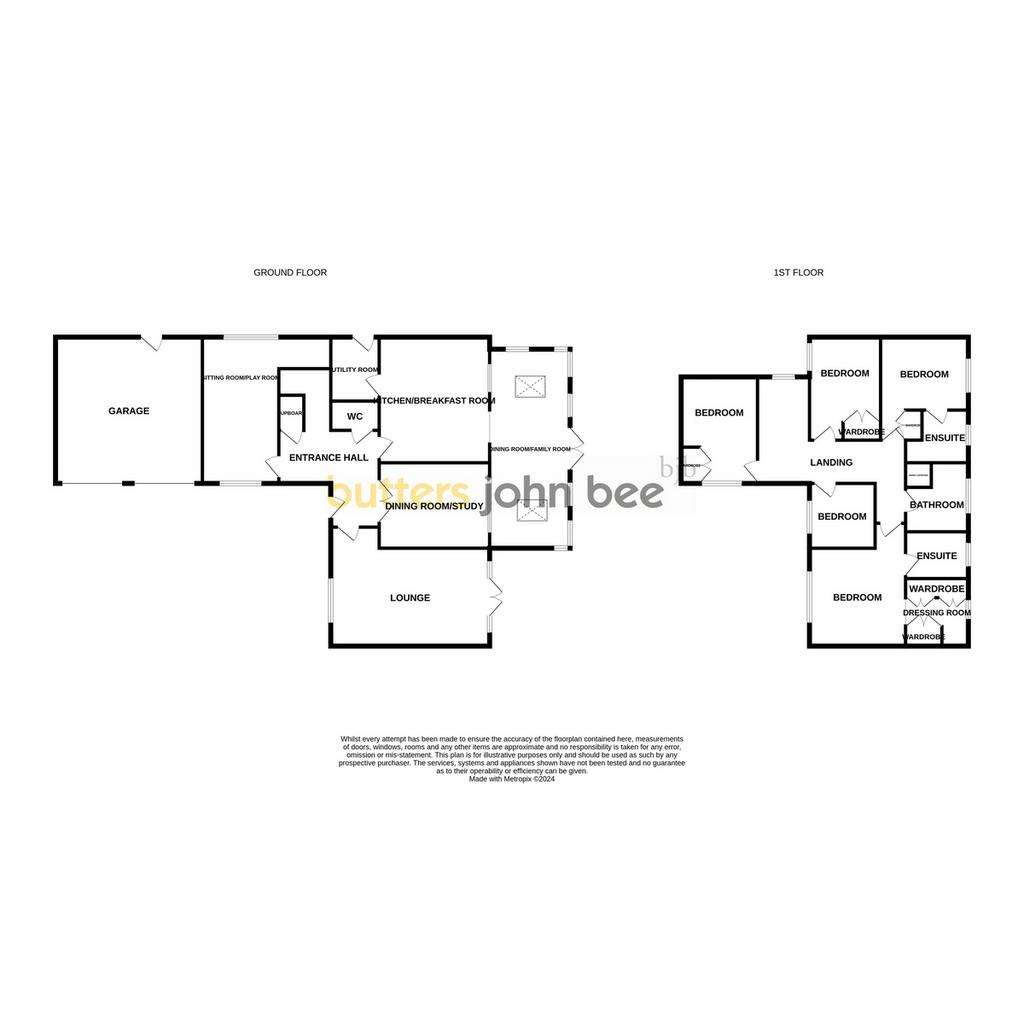 5 bedroom detached house for sale - floorplan