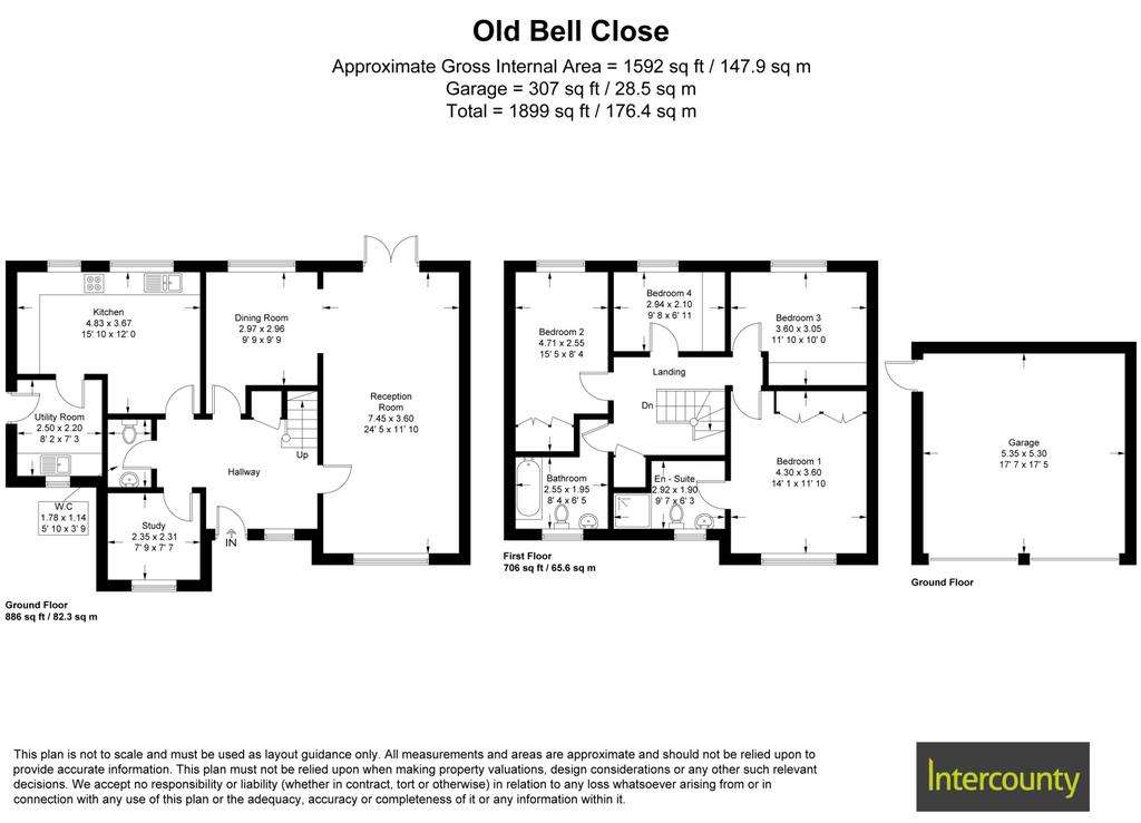 4 bedroom detached house for sale - floorplan