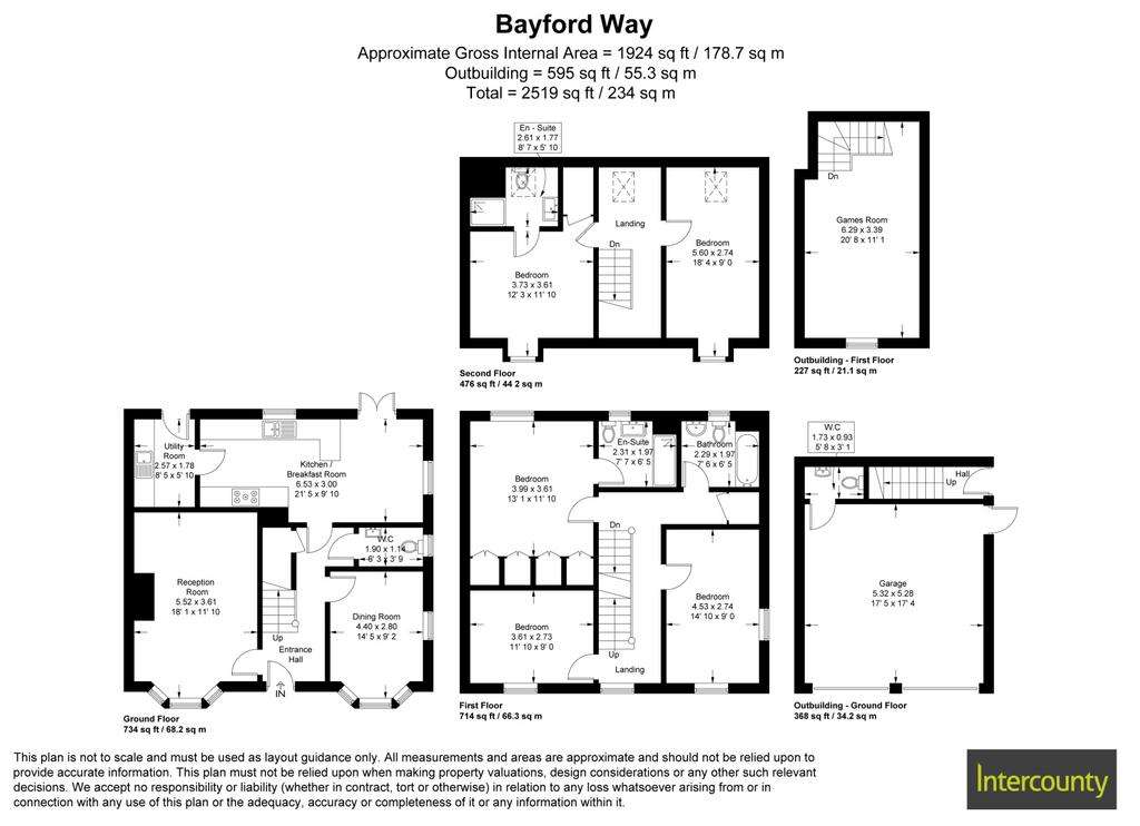 5 bedroom detached house for sale - floorplan