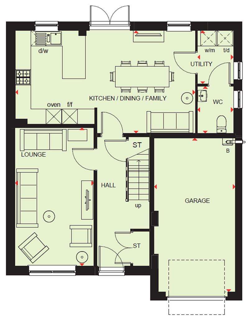 4 bedroom detached house for sale - floorplan