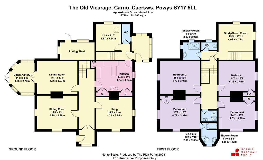 4 bedroom detached house for sale - floorplan