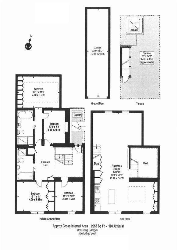 3 bedroom house to rent - floorplan