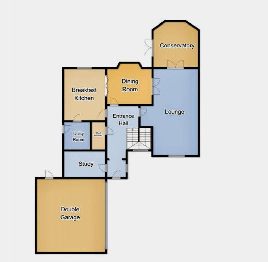 4 bedroom detached house to rent - floorplan