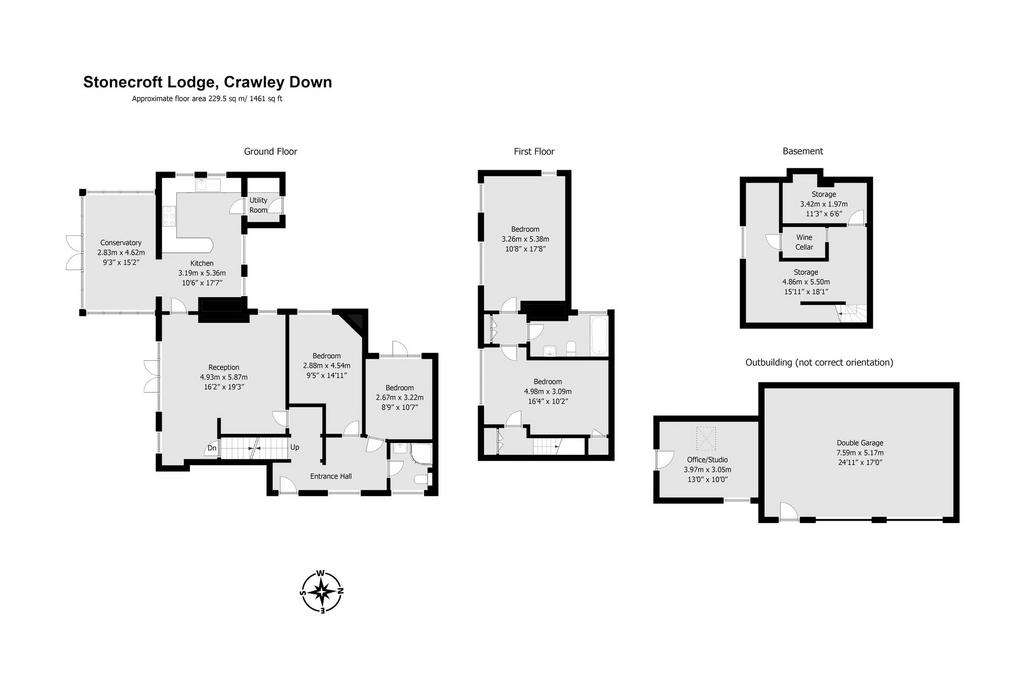 4 bedroom semi-detached house for sale - floorplan