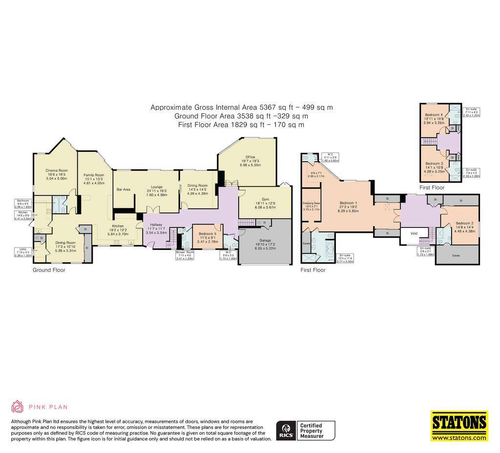 5 bedroom detached house for sale - floorplan