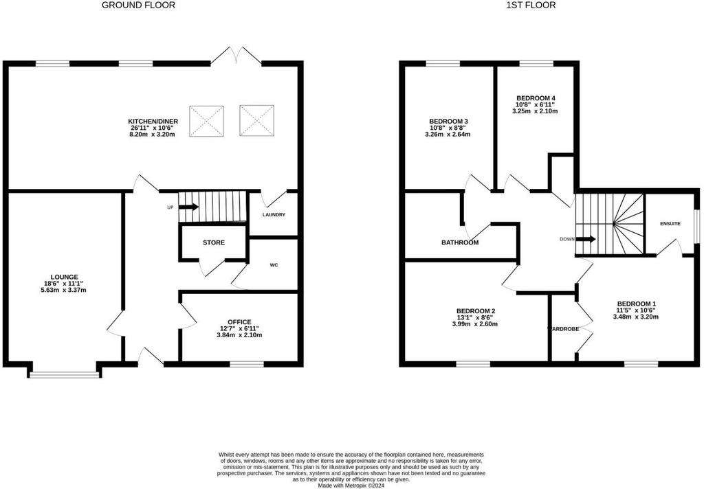 4 bedroom detached house for sale - floorplan