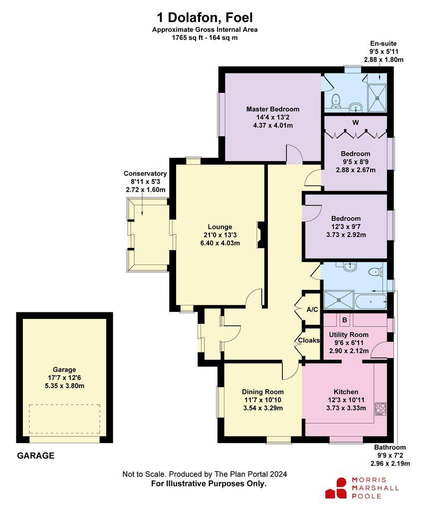 3 bedroom bungalow for sale - floorplan