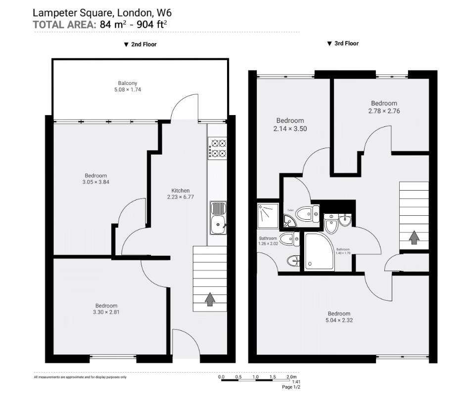 5 bedroom flat to rent - floorplan