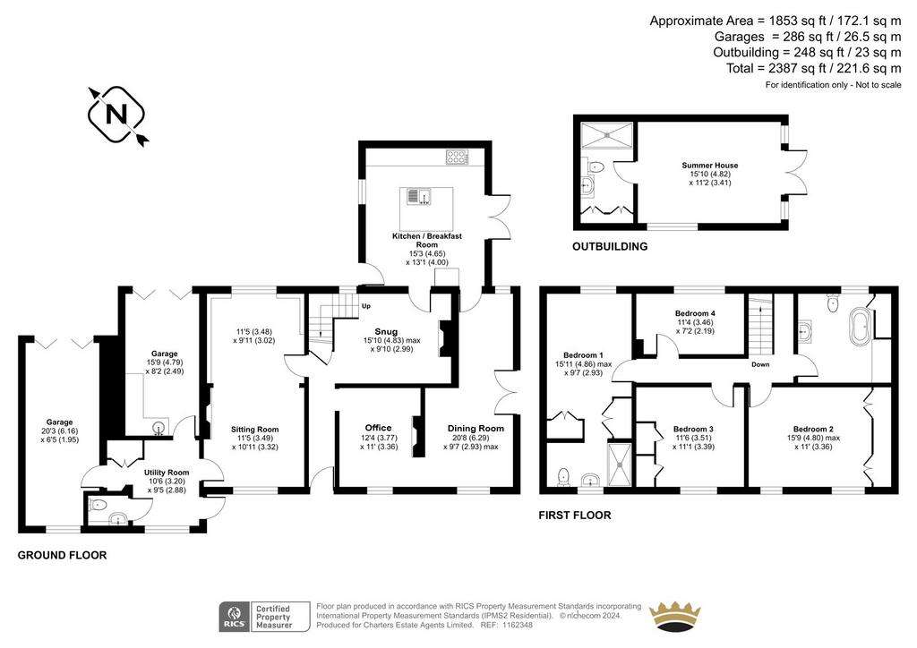 4 bedroom detached house for sale - floorplan