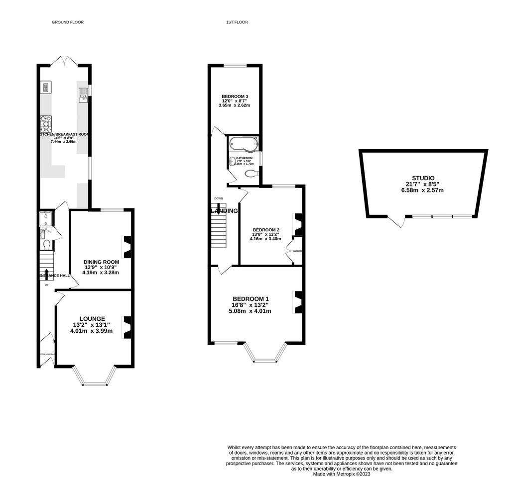 3 bedroom terraced house to rent - floorplan