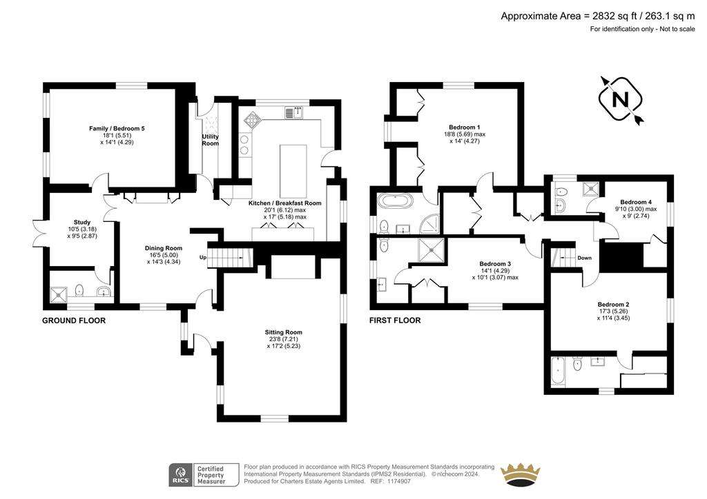 4 bedroom detached house to rent - floorplan