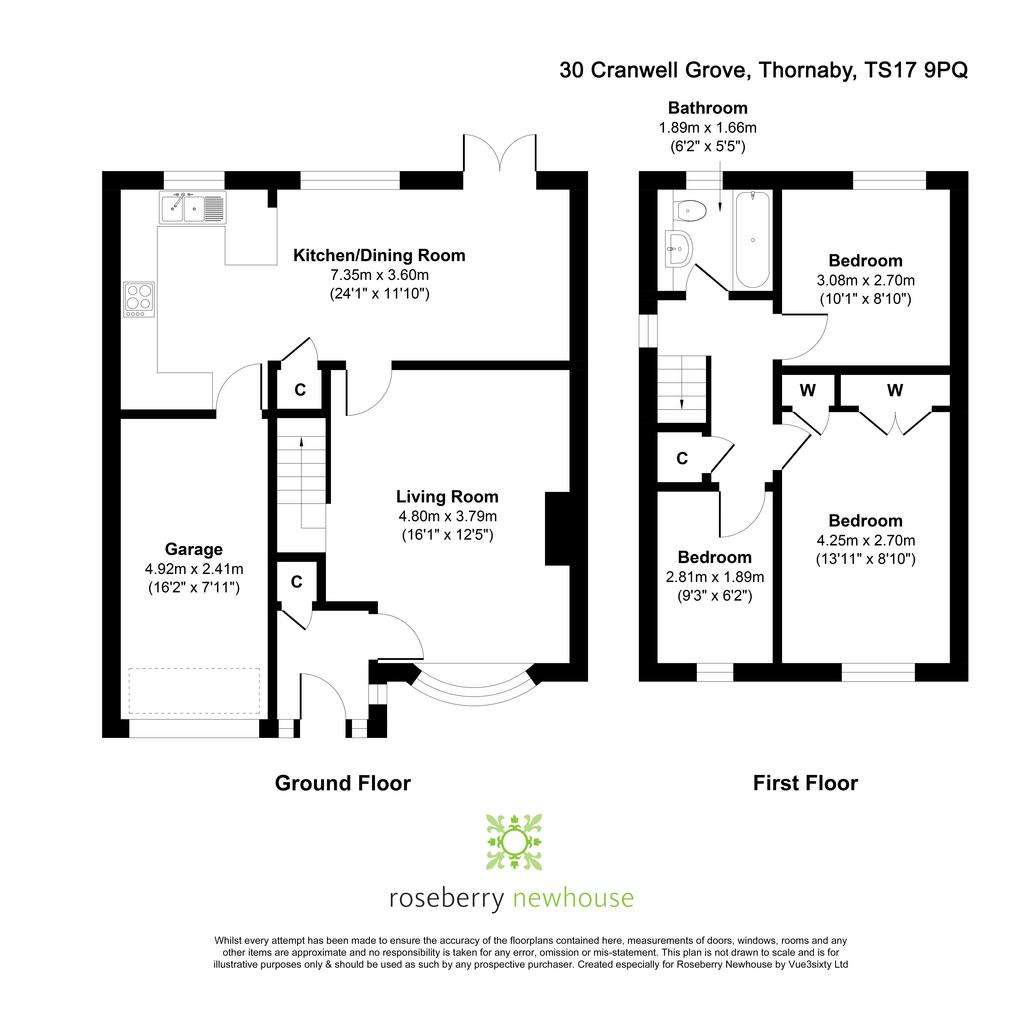 3 bedroom link-detached house for sale - floorplan