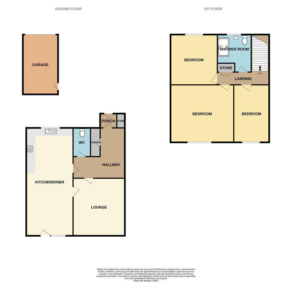 3 bedroom terraced house for sale - floorplan