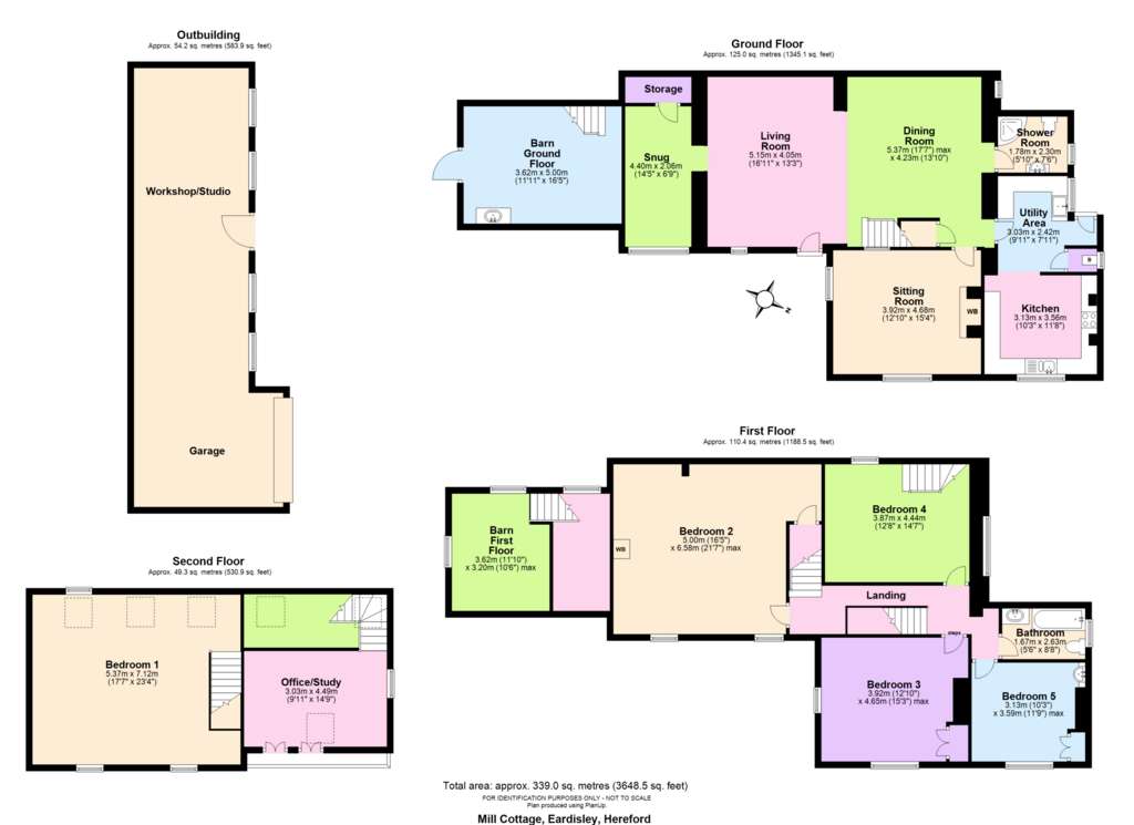 4 bedroom detached house for sale - floorplan