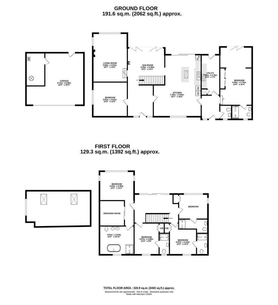 5 bedroom detached house for sale - floorplan