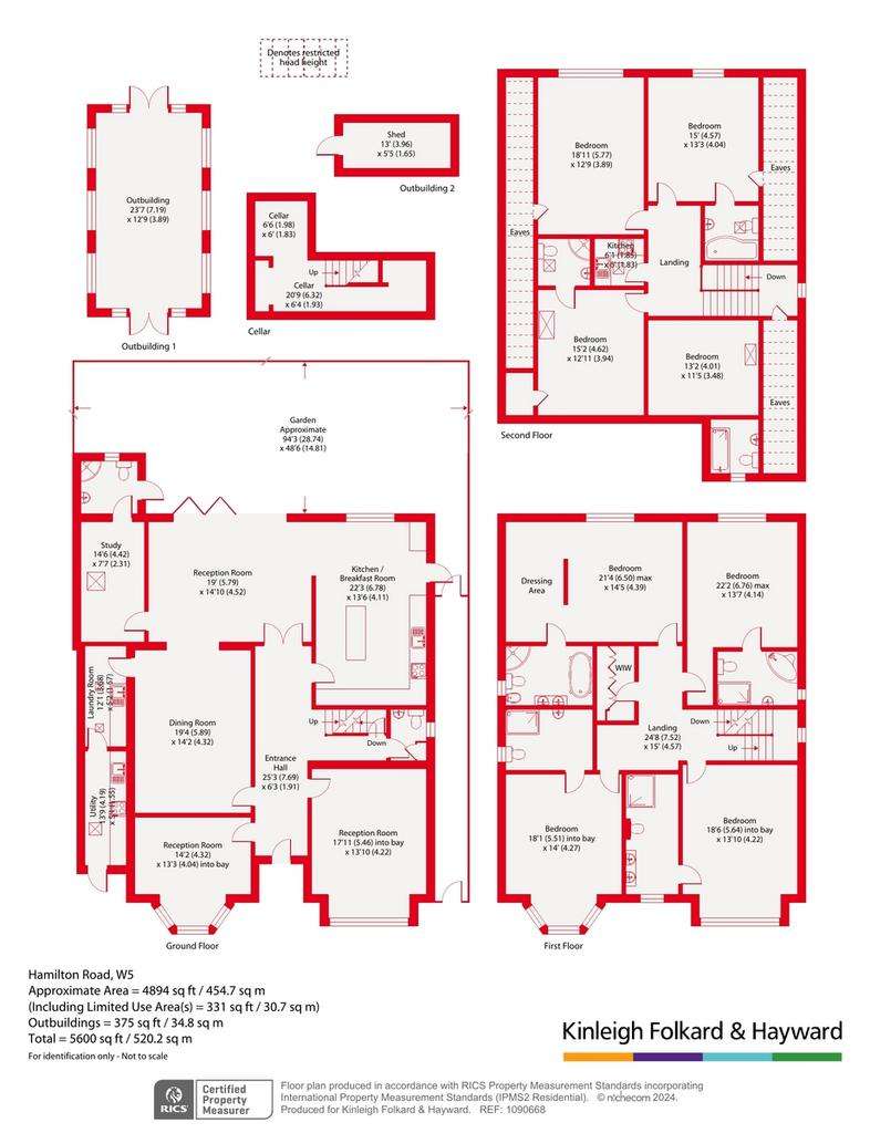 8 bedroom house to rent - floorplan