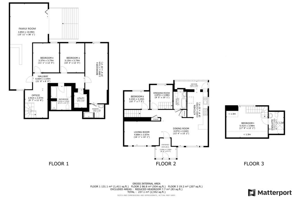 5 bedroom bungalow for sale - floorplan