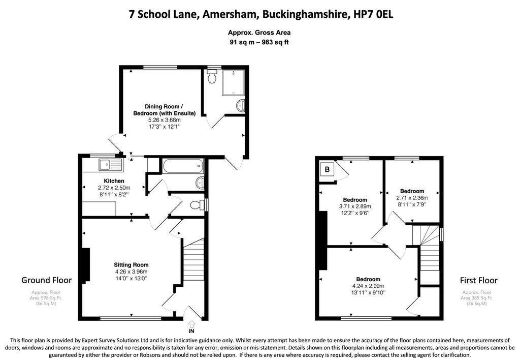 4 bedroom semi-detached house for sale - floorplan