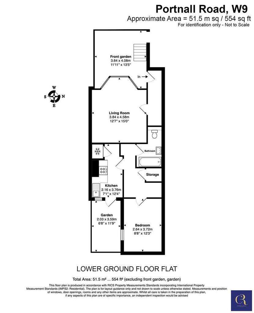 1 bedroom flat for sale - floorplan