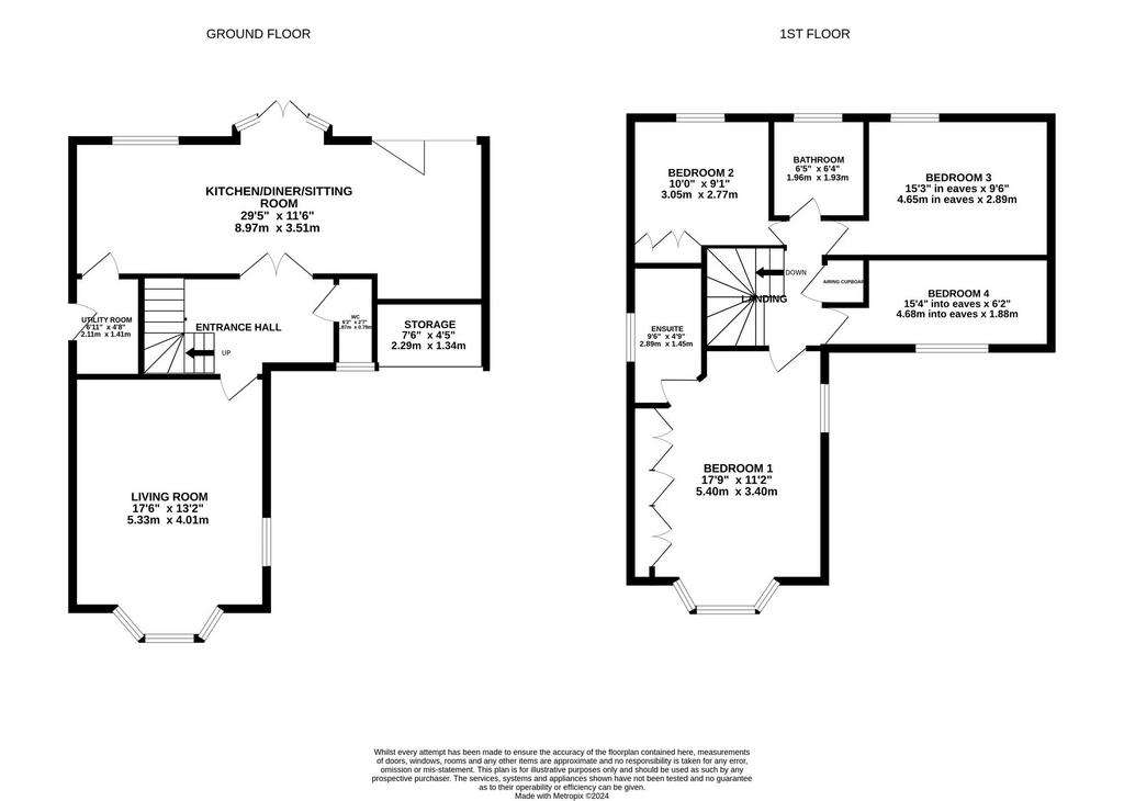 4 bedroom detached house for sale - floorplan