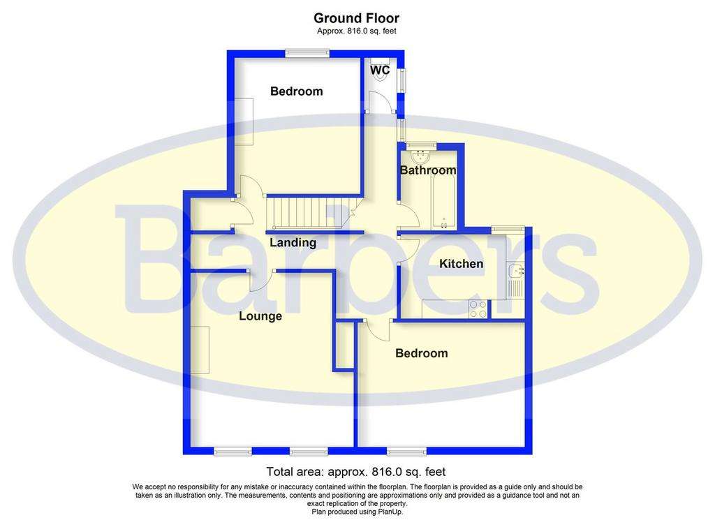 2 bedroom flat to rent - floorplan