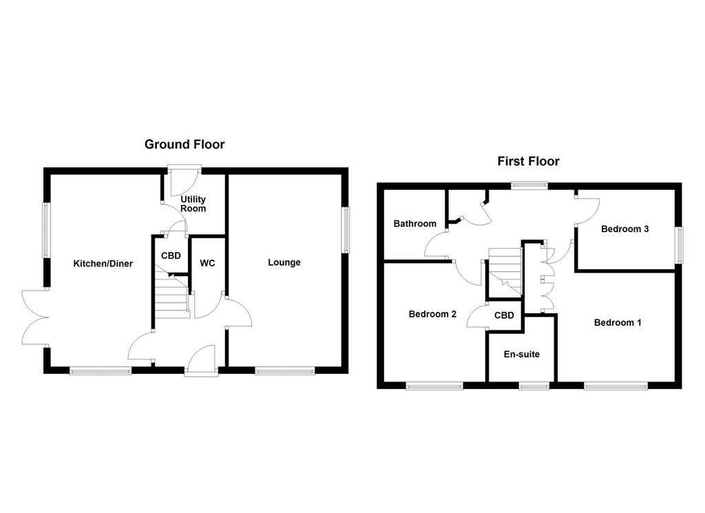 3 bedroom detached house for sale - floorplan