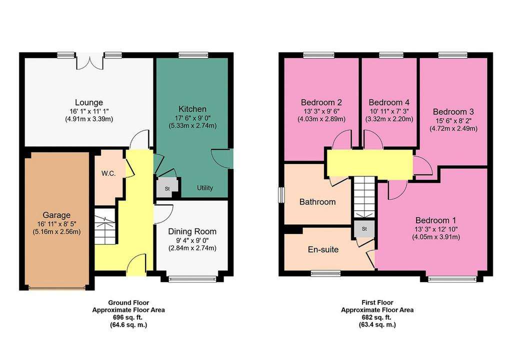 4 bedroom detached house for sale - floorplan