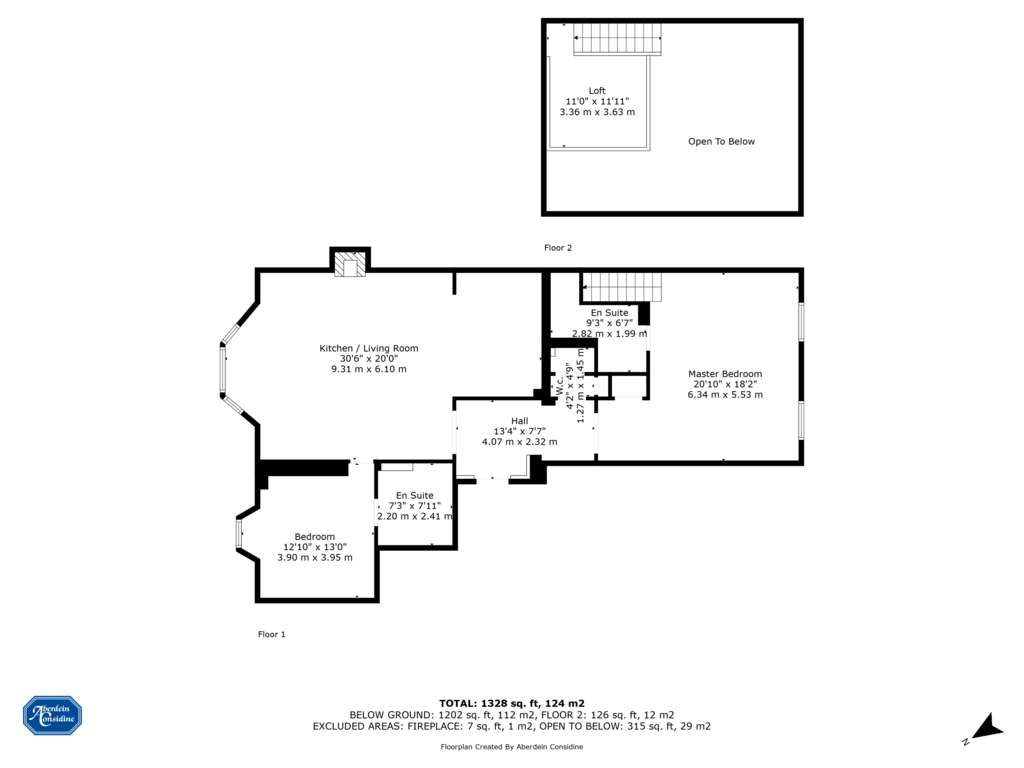 2 bedroom flat for sale - floorplan